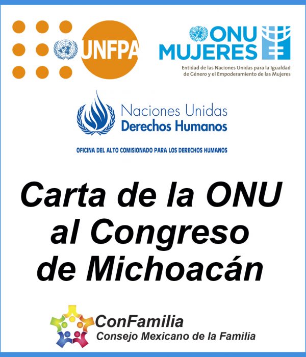 Carta de la ONU a Congreso de Michoacán